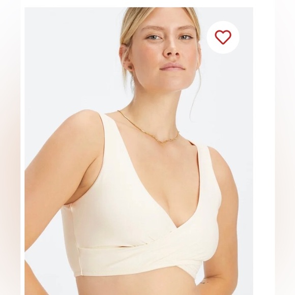 Fabletics Other - NWT Fabletics Crossover Sports Bra Cream color